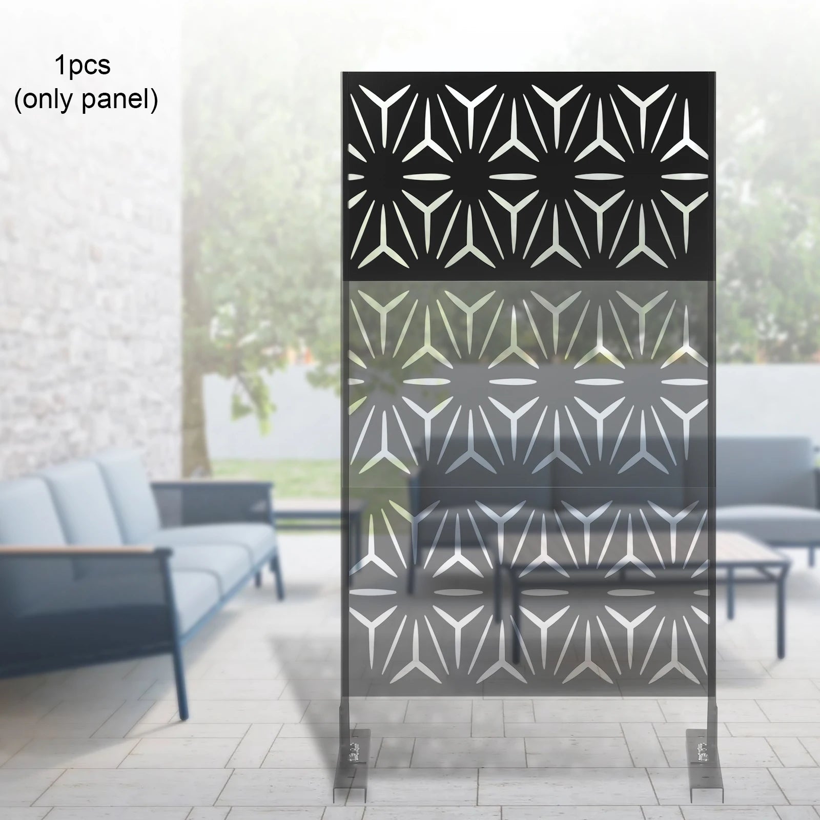 Decorative Privacy Screen Panel & Stand - Creating Chic Boutique